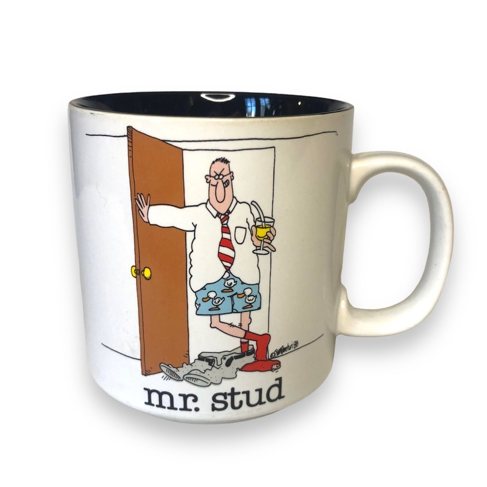 Vintage Jim Benton Mr Stud Mug Coffee Cup Papel